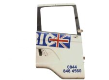 Carcasa ușii dreapta Scania cu design steagul Marii Britanii și număr de telefon 0844 848 4560