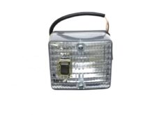 Lumină interioară auto cu comutator rectangular, carcasă transparentă și cablu de alimentare
