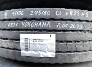 Roată yokohama osa 1883526 auto 15136 295/80r22. 5 0521