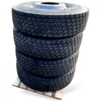 Set 4 Roți Camion Scania - 295/80R22.5, 225x825