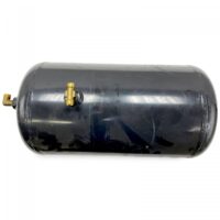 Rezervor de aer Scania 1357950/1383777/488217-16 - Negru, Cilindric, cu Conectori Metalici