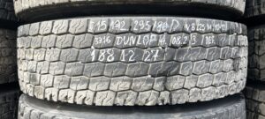Roată dunlop solaris 295/80r22. 5 22. 5×8. 25 (3716)