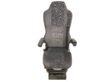 Scaun Șofer Scania Negru cu Model Alb Decorativ