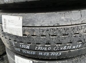 Roata volvo 295/80 r22. 5 225×9 225×8. 25 48 dunlop 14. 03. 2023