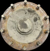 Butuc roată ax secundar frână cu disc stânga Volvo 85107750 85111448 85111791 85114470 3092710 7485114470 3988838 21024206 21116569