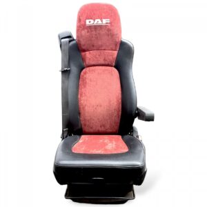 Scaun pasager daf cu tapițerie roșu-negru 1 Scaun pasager daf cu tapițerie roșu-negru