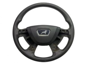 Volan man cu emblemă leu, model 81464300083 / 81464326014 / 8146430-0083 / 8146432-6014 / 8146432-6013 / 81464326013 / 81464306048 / 8146430-6048