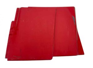 Spoiler lateral cabină sus stânga iveco roșu 504033877
