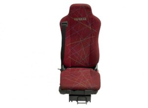 Scaun pasager single iveco, culoare roșu, model original 504064881 1 Scaun pasager single iveco, culoare roșu, model original 504064881