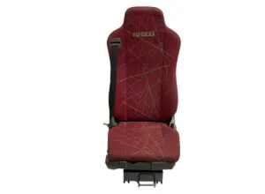 Scaun pasager single iveco, culoare roșu, model original 504064881