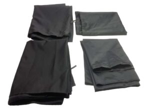 Set de perdele negre pentru scania