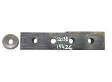Plăcuță metalică cu orificii și șaibă, cod 2038 15426