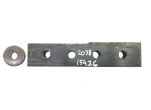 Plăcuță metalică cu orificii și șaibă, cod 2038 15426 1 Plăcuță metalică cu orificii și șaibă, cod 2038 15426