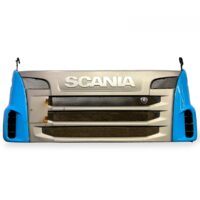 Grilă față Scania cu elemente albastre