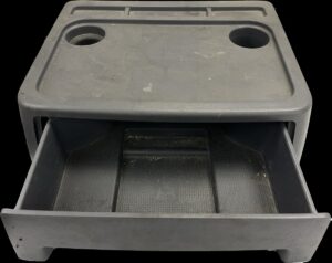 Compartiment de depozitare cu sertar pentru scania, gri, cod 1425682 1 Compartiment de depozitare cu sertar pentru scania, gri, cod 1425682