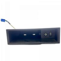 Sertar cu port USB și mufă auxiliară pentru bord Renault 82086816, 82100248, 7482100248, 7421320978