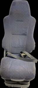 Scaun pasager auto single, culoare gri, cu centură de siguranță 1 Scaun pasager auto single, culoare gri, cu centură de siguranță