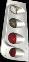 Lampa spate stânga Scania cu patru secțiuni - alb, galben, roșu și negru