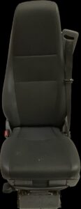Scaun șofer scania negru cu tetieră și centură de siguranță integrată 1 Scaun șofer scania negru cu tetieră și centură de siguranță integrată