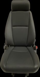 Scaun pasager single negru pentru scania