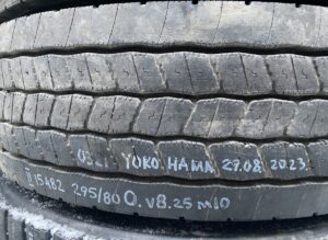 Roată yokohama 295/80r22. 5 27. 08. 2023