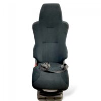 Scaun pasager auto single negru cu centură de siguranță
