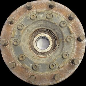 Butuc roată ax secundar cu frână disc stânga scania