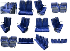 Set de Scaune Autobuz Neoplan - Model Albastru, Diverse Configurații