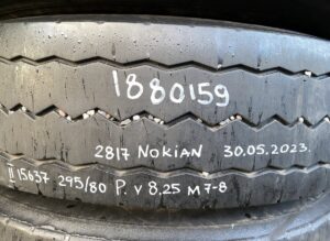 Roată nokian 295/80r22. 5 8. 25 m7-8 2817 30. 05. 2023