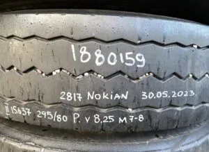 Roată nokian 295/80r22. 5 8. 25 m7-8 2817 30. 05. 2023