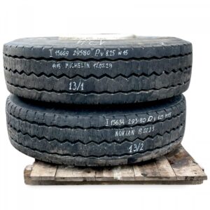 Set 2 anvelope 295/80 r22. 5 – michelin & nokian