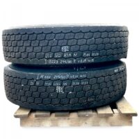 Set 2 Anvelope Camion 295/80 R22.5 Reșapate