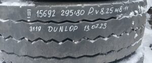 Anvelopă dunlop 295/80r22. 5 p. V 8. 25 m8-11 3119 1 Anvelopă dunlop 295/80r22. 5 p. V 8. 25 m8-11 3119