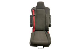 Scaun Pasager Single Renault 7421277724/7422751272 - Negru cu Centura Roșie