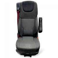 Scaun Șofer DAF 1879596 - Negru/Gri, cu Tetieră și Cotiere Integrate