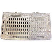 Placă de acoperire metalică pentru cadru auto, model DAF, cod 1940886