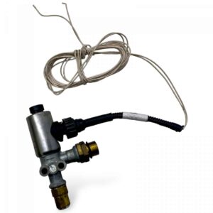 Valvă solenoid volvo cu cablu electric și conectori metalici 1 Valvă solenoid volvo cu cablu electric și conectori metalici