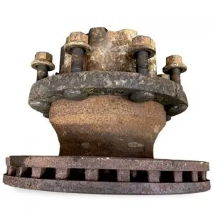 Butuc roată și disc de frână pentru axa motrice stânga daf 1400289/1702952/1400284