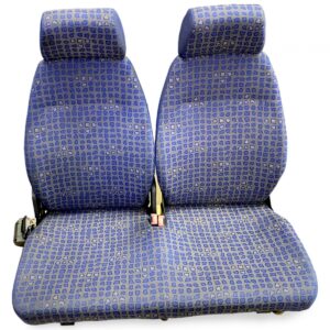 Scaun pasager dublu man - model albastru cu model geometric 1 Scaun pasager dublu man – model albastru cu model geometric