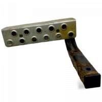 Placă de trepte metalică cu suport ruginit pentru Scania