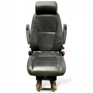 Scaun pasager single scania negru piele 1 Scaun pasager single scania negru piele