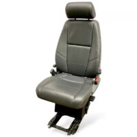 Scaun Pasager Single pentru Scania - Negru, cu Tetieră Reglabilă