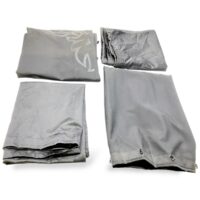Set de Perdele Scania - Gri, 7 Piese