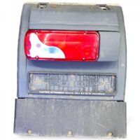 Apărător de noroi cu stop spate și suport număr MAN, axa motrică spate stânga