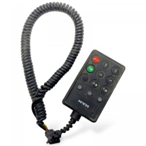 Modul control ridicare axa man cu cablu spiralat și butoane de comandă