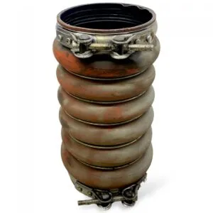 Furtun flexibil intercooler scania cu cleme metalice, cod 2192155-13