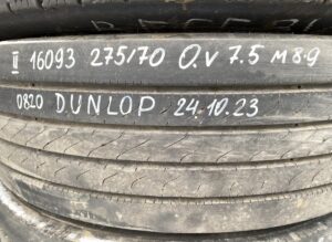 Anvelopă dunlop 275/70 r22. 5 1 Anvelopă dunlop 275/70 r22. 5