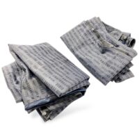 Set Perdele pentru Camion Scania - Gri cu Model Geometric