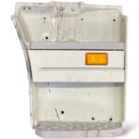 Placă de trepte dreapta Scania cu reflector galben