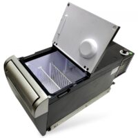 Frigider Portabil Auto cu Deschidere Verticală și Control Termic